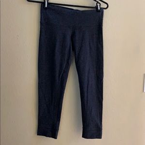 Lululemon Capri, Dark heather grey size 4